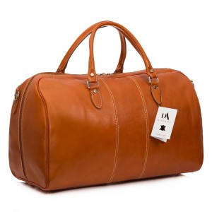 Geanta de voiaj din piele naturala DiAmanti Treviso Cuoio